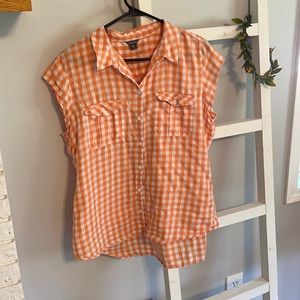 Eddie Bauer checkered button down